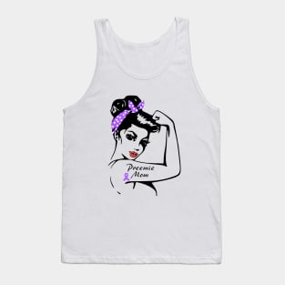 Preemie Mom Cancer T Shirts Tank Top